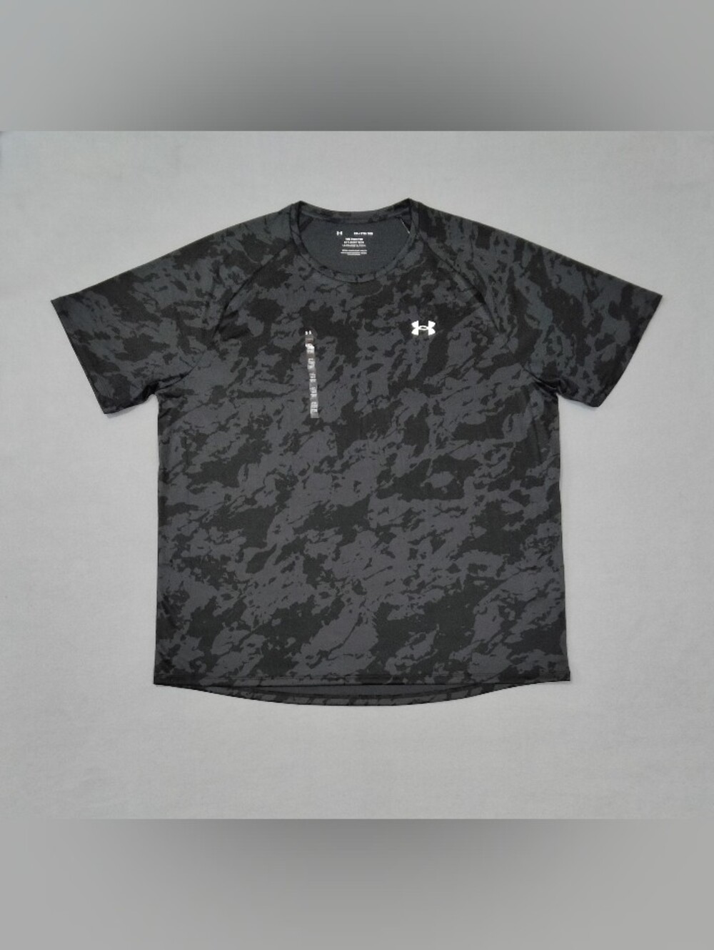 Under Armour UA Camo Tech 2.0 Short Sleeve Lightweight Breathable Loose Fit 2XL